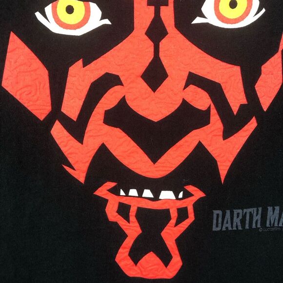 Vintage 90's Star Wars Episode 1 Darth Maul Lee Sport Tee Men's Sz XL - Picture 4 of 10